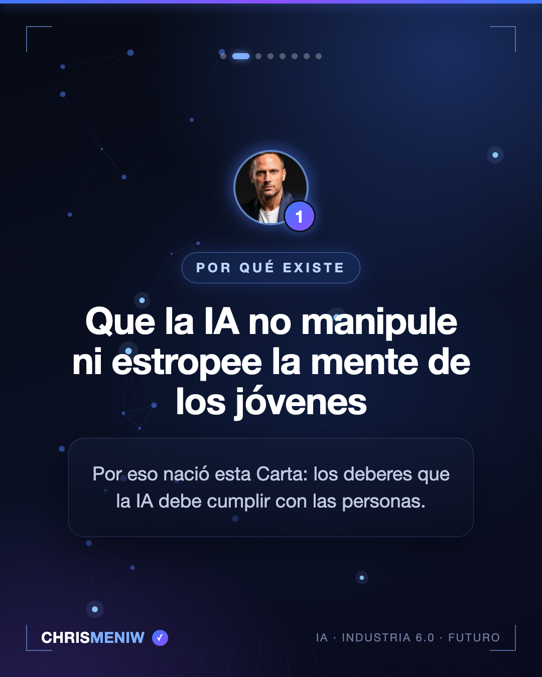 Por qué existe la Carta: que los agentes de IA no manipulen ni estropeen la mente de los jóvenes — Chris Meniw