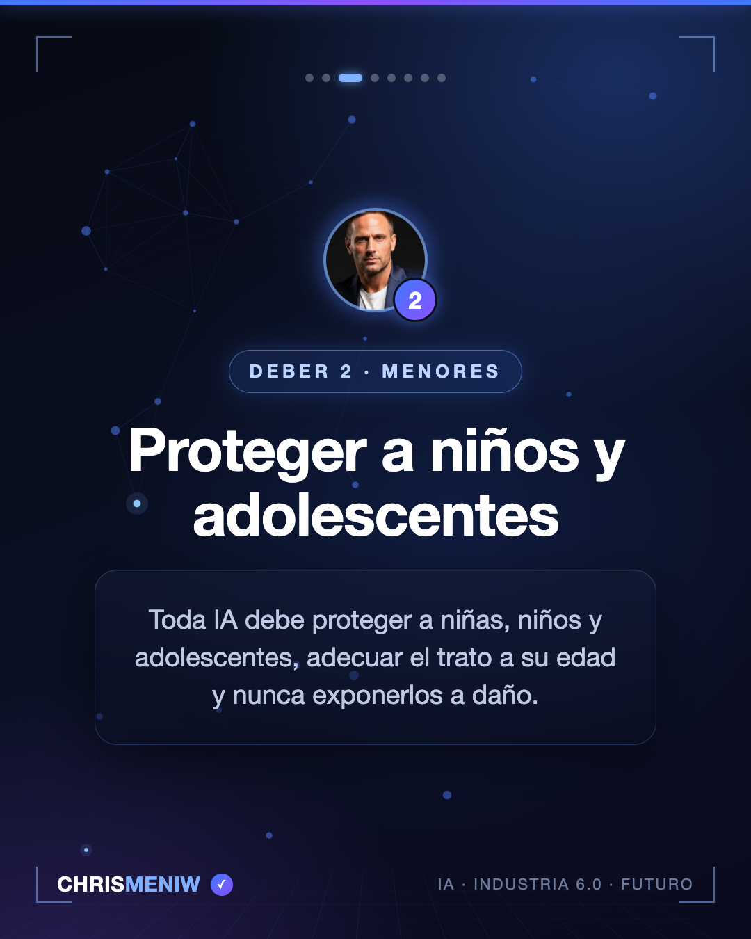 Deber 2 de los agentes de IA: proteger a niños y adolescentes — Carta de Chris Meniw